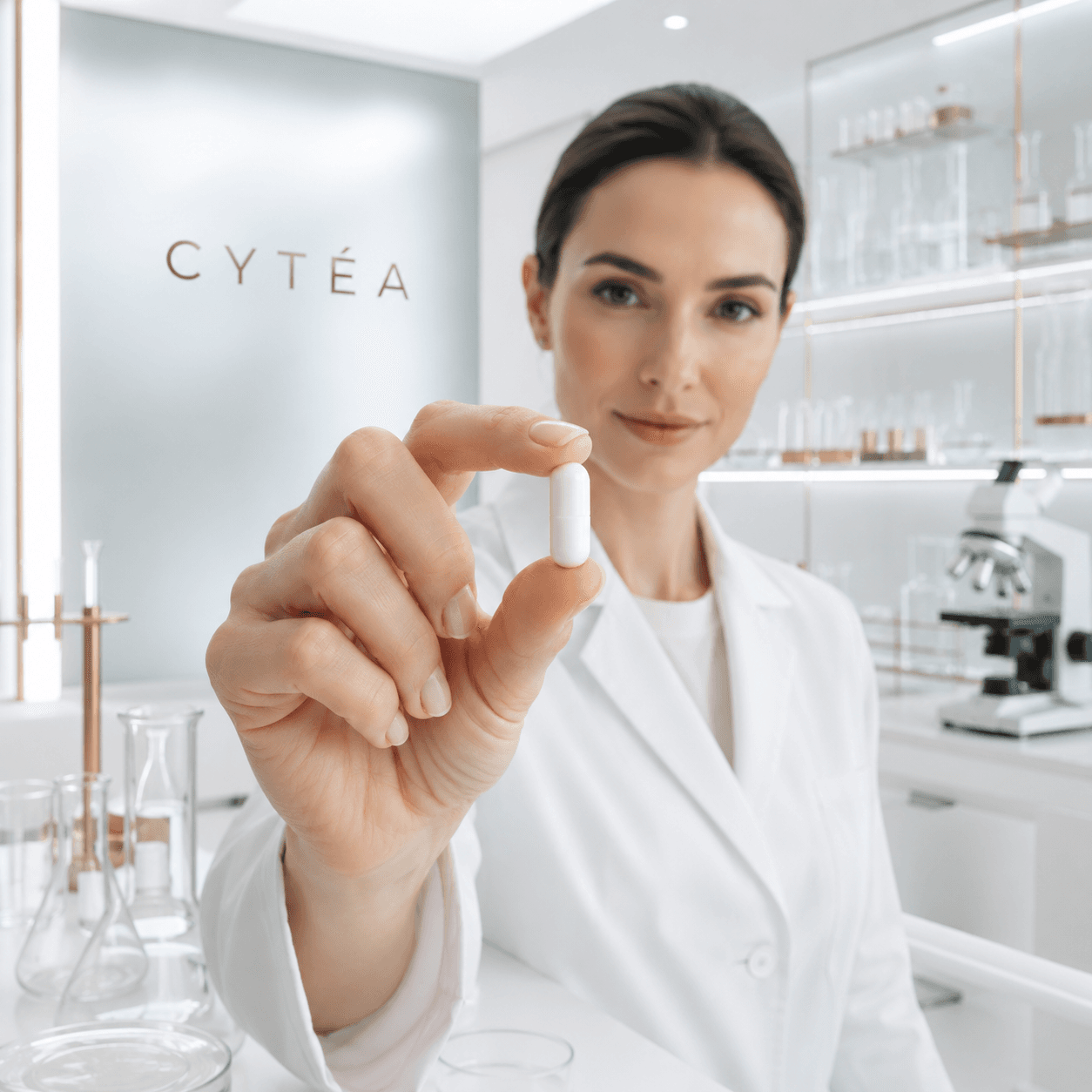 Meticulous laboratory encapsulation craft of CIORN CYTÉA capsules